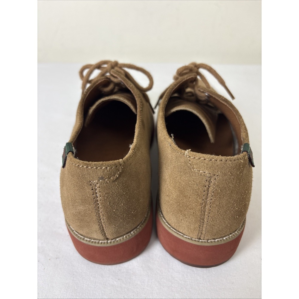 GH Bass Bucs Originals Derby Shoes Mens 6.5 Tan Suede Leather Oxford Classic - Picture 4 of 11